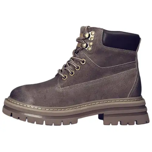 JANE HARLOW Crew Combat Boots Men's Khaki