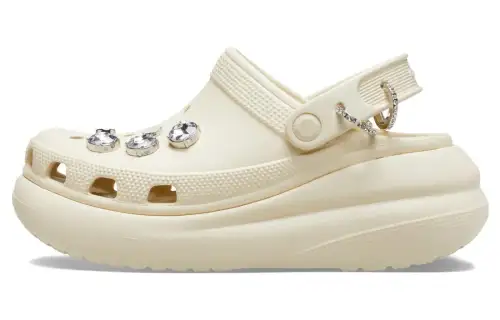 Crocs Classic Crush Punk Clogs 'Bone'
