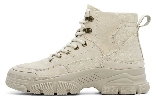 Dickies Short Combat Boots Women's Beige