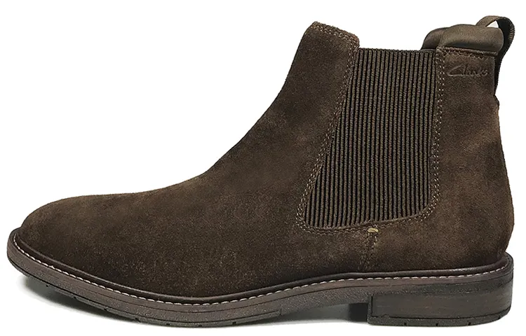 Clarks Chelsea Boots Men's Dark Brown