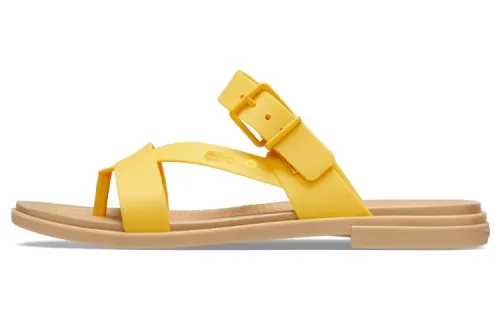 Crocs Tulum Slide Slippers Women's Yellow/Brown