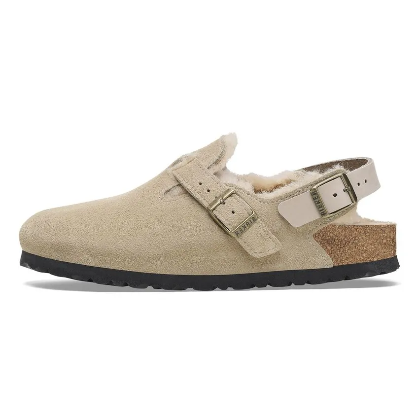 Birkenstock Tokyo Buckle Detailed Slip-On Slippers
