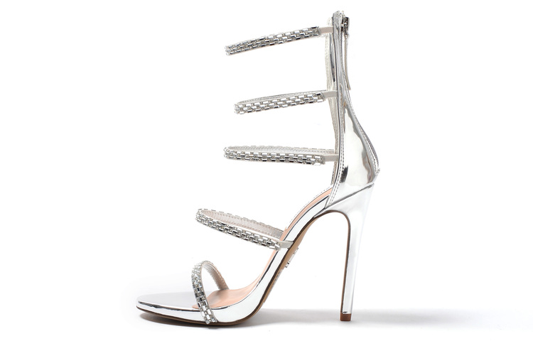 STEVE MADDEN Симетен ткань прогрессивный один слово формула популярный Желе женский серебряный