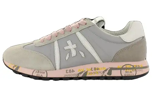 PREMIATA Leather Low top Casual Shoes Women's Gray