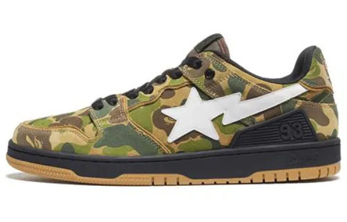 BAPE A BATHING APE Bape SK8 Sta ABC Camo Green