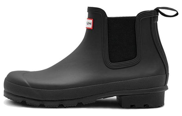 HUNTER Breathable, Waterproof, And Abrasion Resistant Rain Boots Men's Black