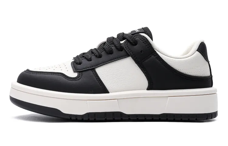 PAUL FRANK Synthetic Leather Low top Skateboard Shoes Women's Black