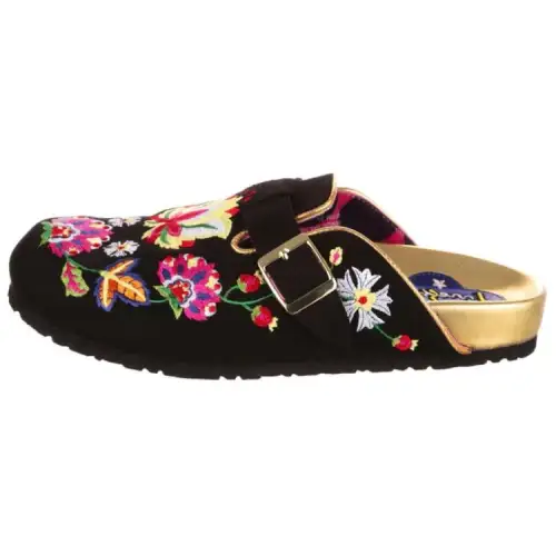 IRREGULAR CHOICE Closed Toe Slippers Women's Black