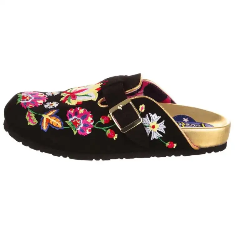 IRREGULAR CHOICE Closed Toe Slippers Women's Black