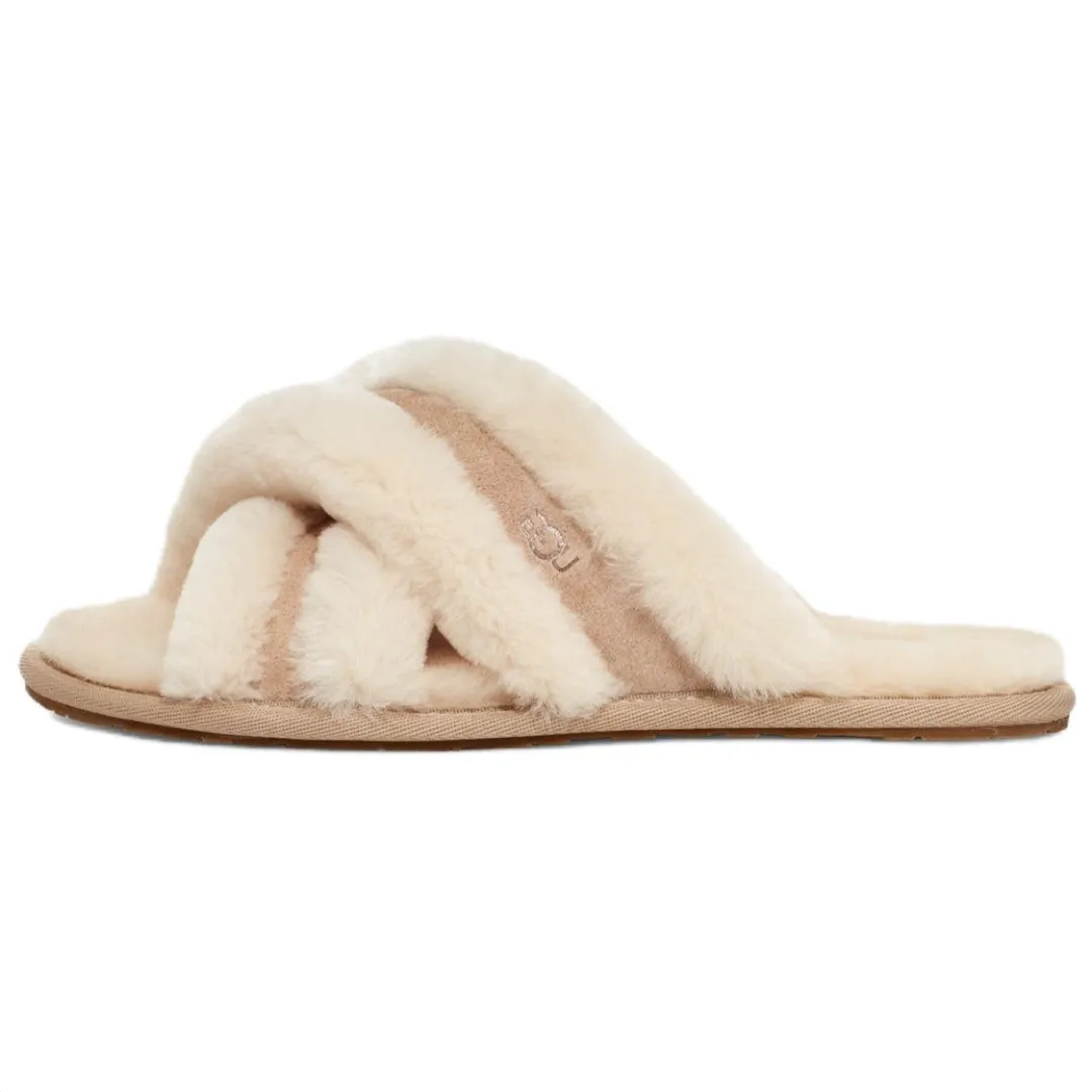 UGG Scuffita Slip Resistant Abrasion Resistant Slip Resistant Abrasion Resistant Slide Slippers Women's Ecru
