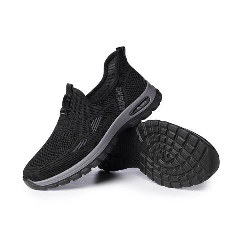 LAORENTOU Walking Shoes Men’s Low Top Black