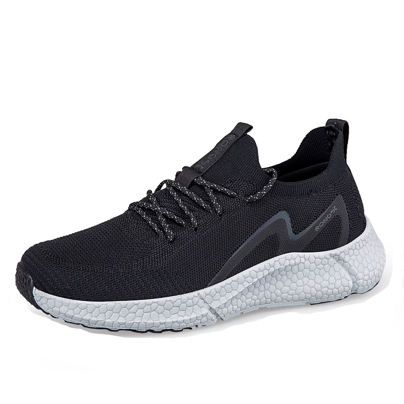 RONGSHI Fabric Slip Resistant, Breathable, Lightweight Low top Casual Shoes Men’s
