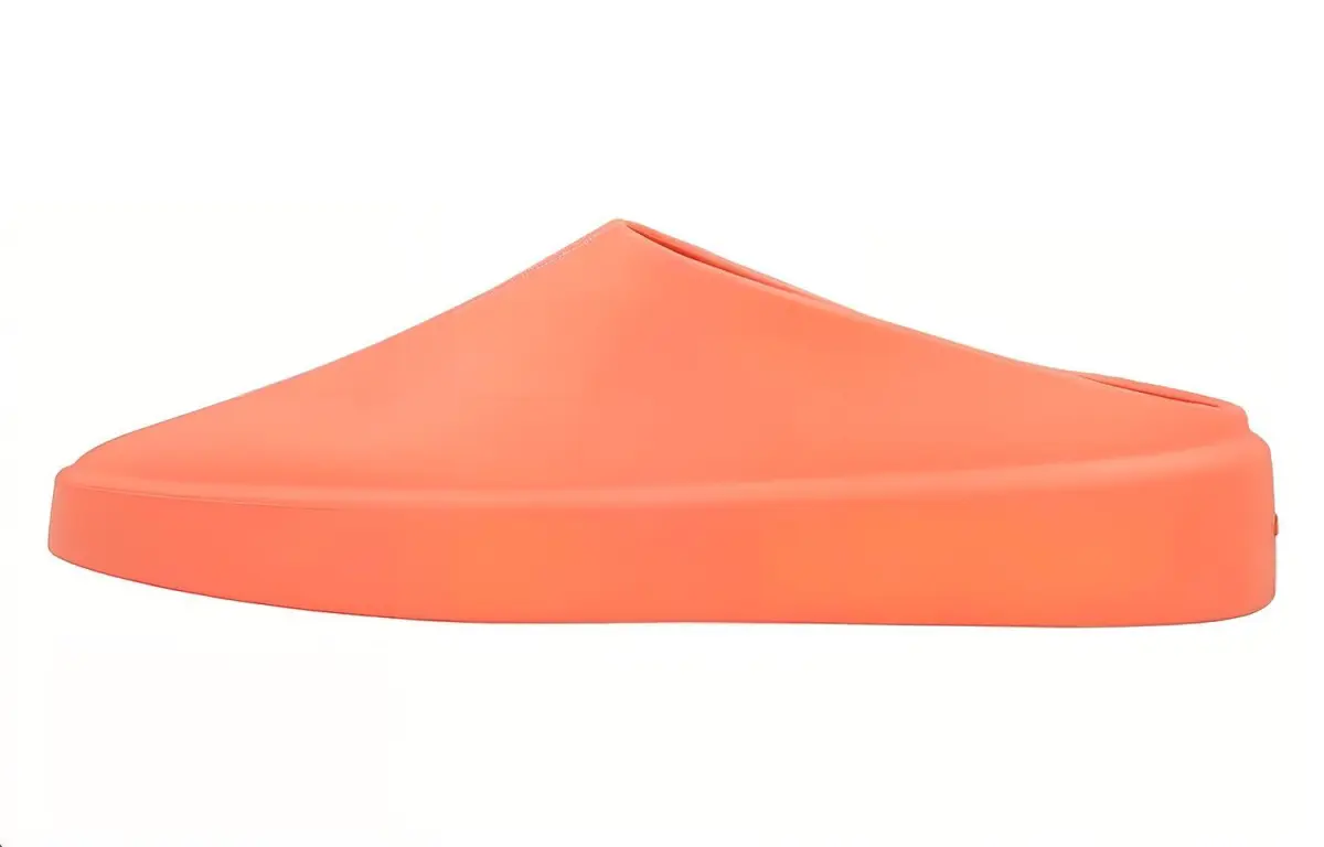 Fear Of God Rubber Sole Closed Toe Slippers Unisex Red Orange