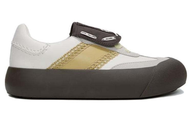 GOOD BAI DUM Low top Skateboard Shoes Unisex Beige Yellow
