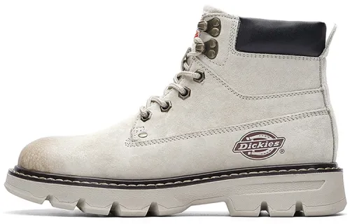 Dickies Split Pig Leather Abrasion Resistant Slip Resistant Comfortable Short Combat Boots Unisex Sand