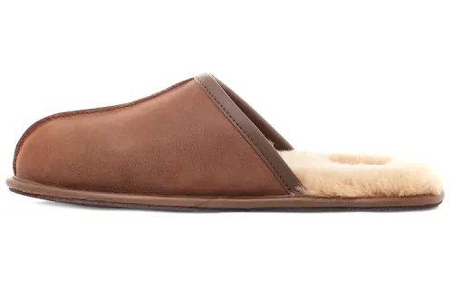 UGG Scuff Leather Slipper Tan