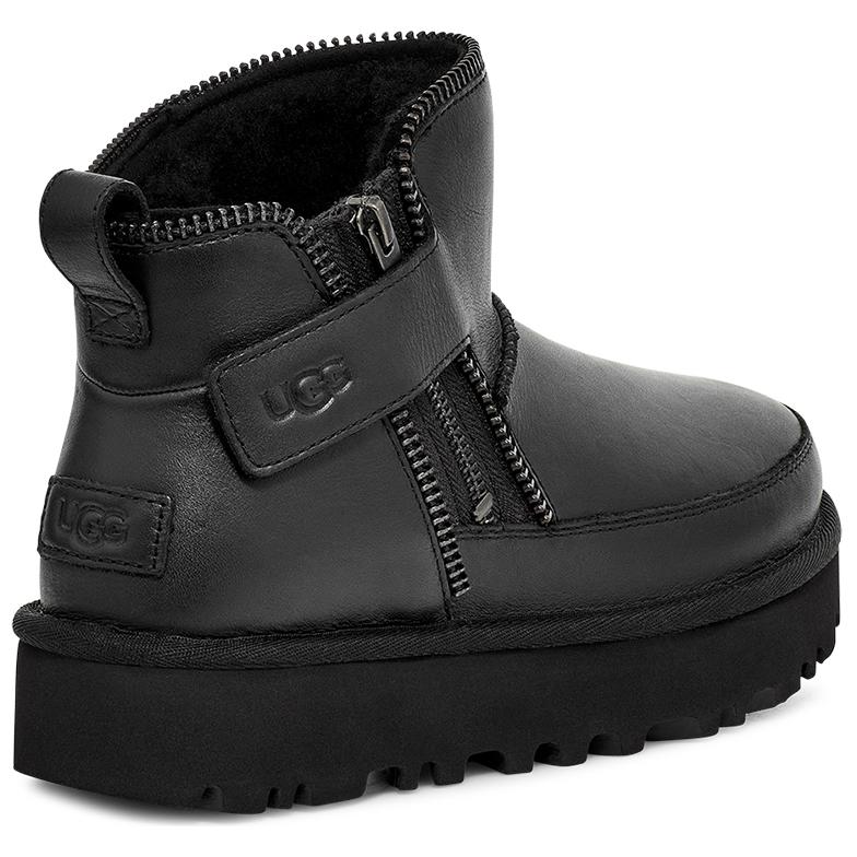 UGG Classic Mini Moto Boot Black Women's