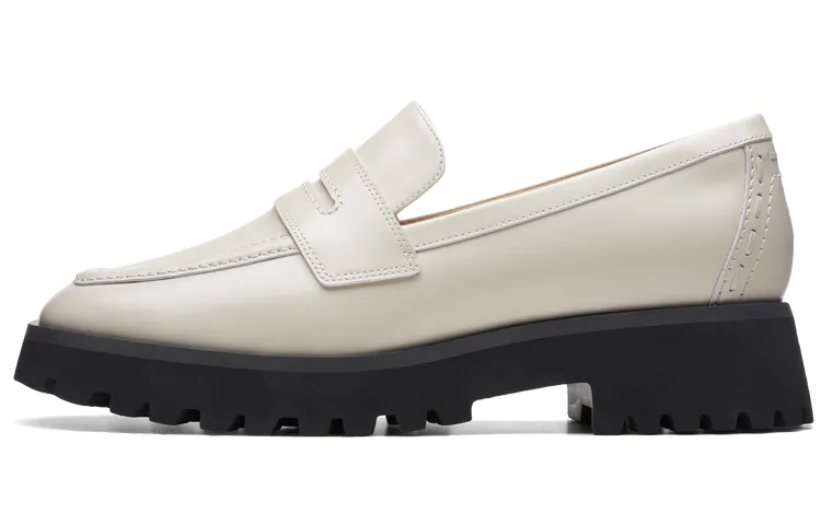 Clarks Trendy Thoughts Collection Loafers Women's White