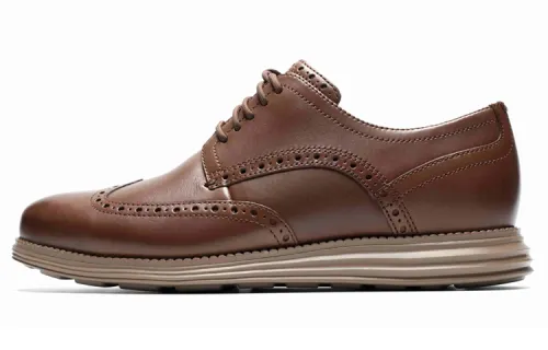 COLE HAAN Cow Leather Low top Casual Shoes Men's Dark Umber