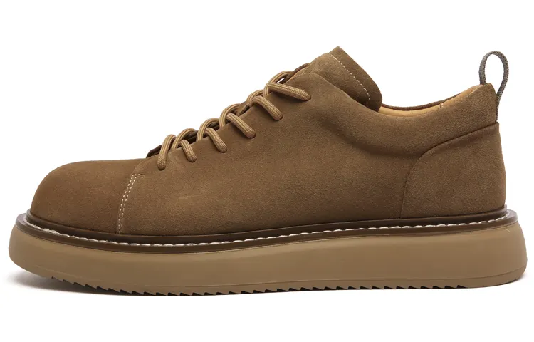 Anthony Miles Men's Casual Shoes Men's Low Top Camel