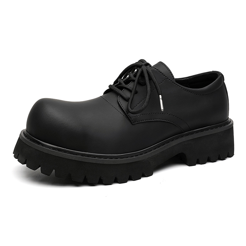 V ZERO FIVE Microfiber Leather Casual Shoes Men's Black