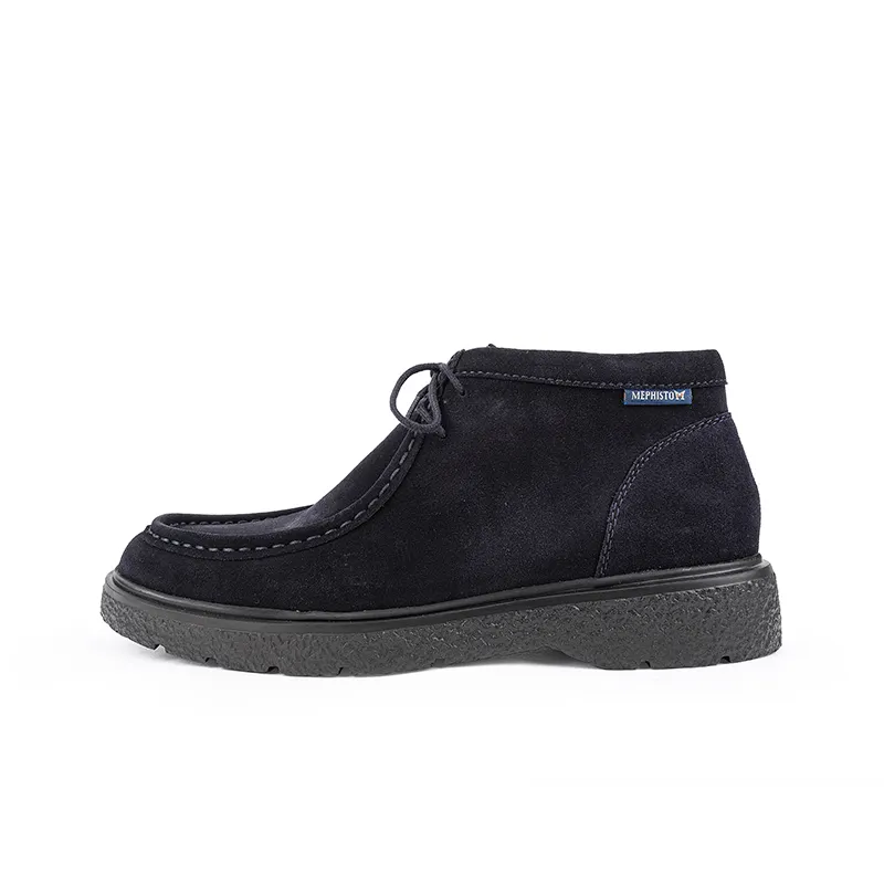MEPHISTO Ankle Boots Men's Blue/Dark Brown