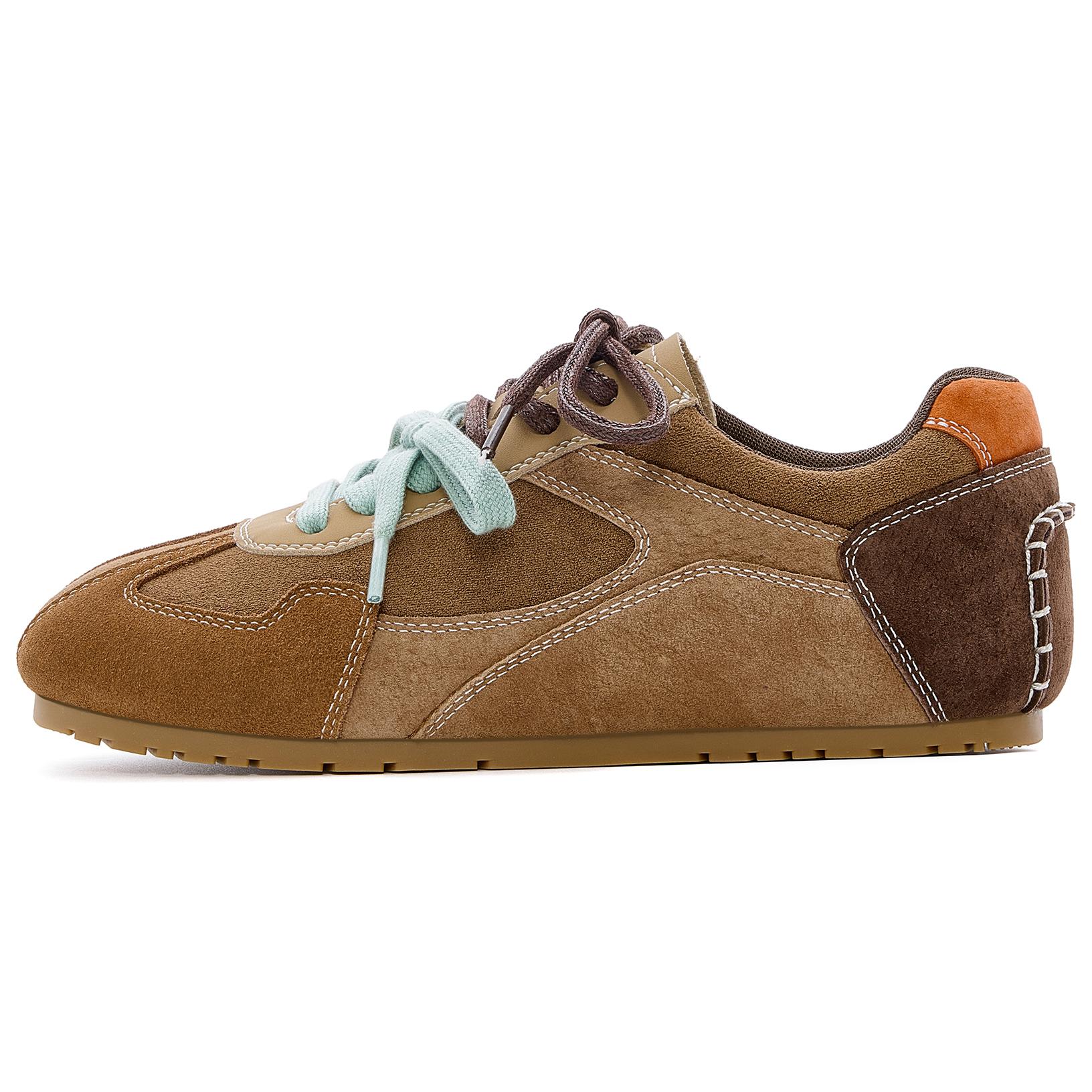 Daphne DAPHNE Retro Versatile Classic Cloud Soft Series Dexun Forrest Shoes Maillard Fashion and Leisure Trend Comfortable Travel and Daily Commuting Increased Wear Resistance, Lightweight and Non-Slip Low-top Life Casual Shoes Women's Style