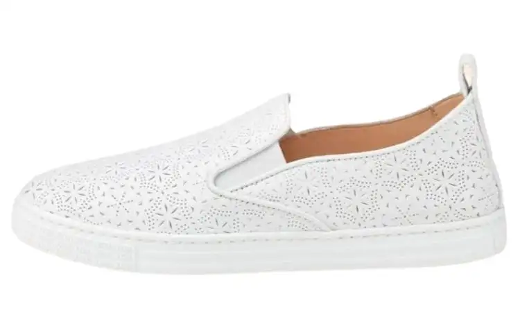 AGL Cow Leather Casual Shoes 2cm Women's White