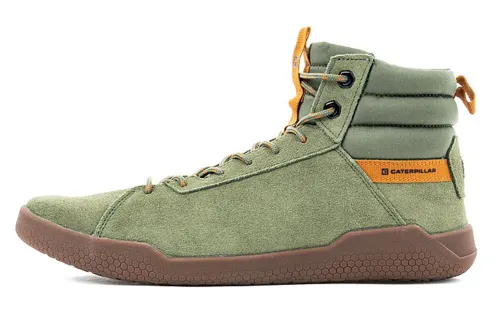 CAT C Code Leather Comfortable Cushioning Slip Resistant Abrasion Resistant Breathable High top Outdoor Shoes Unisex