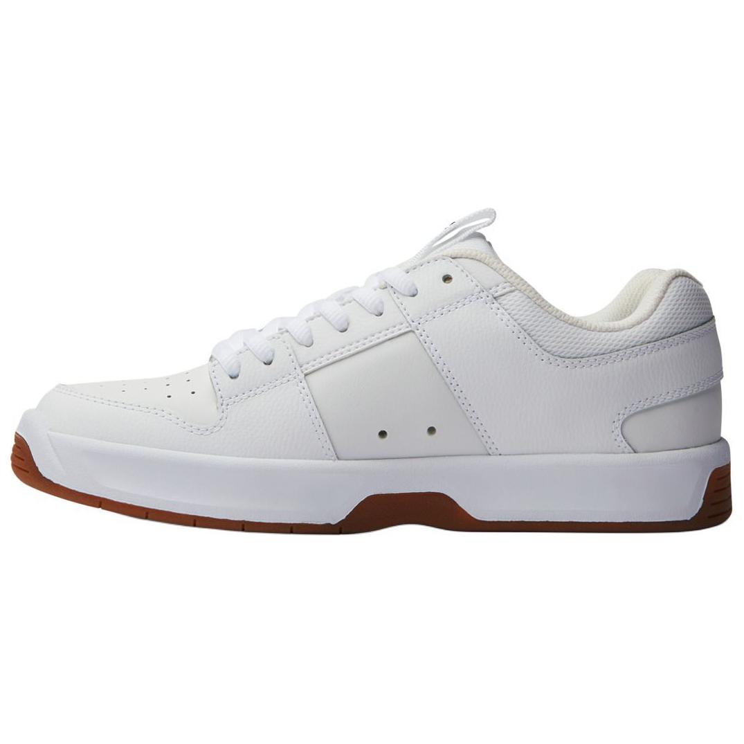 DC Shoes Lynx Zero Leather Low top Skateboard Shoes Men's White