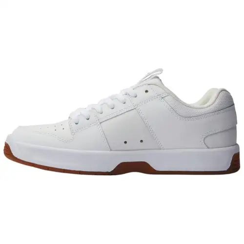 DC Shoes Lynx Zero Leather Low top Skateboard Shoes Men's White