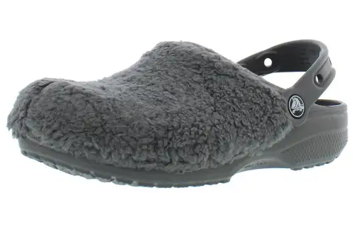 Crocs Classic Fuzz Mania Clogs 'Slate Grey'