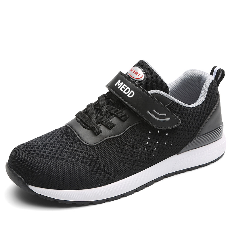 Medd Walking Shoes Men’s Low Top Black