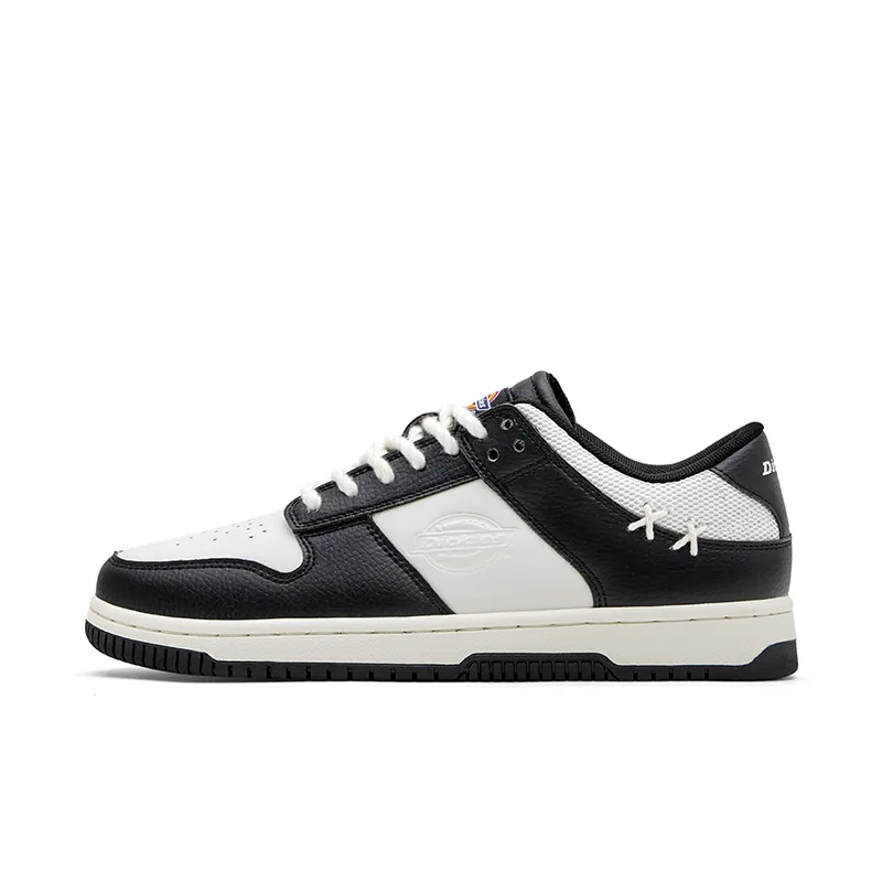 Dickies Black White Breathable Low top Skateboard Shoes Men's Black