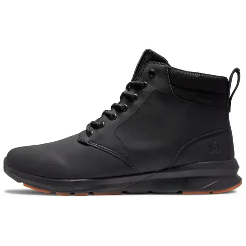 DC Shoes Leather High top Casual Shoes Men's Black