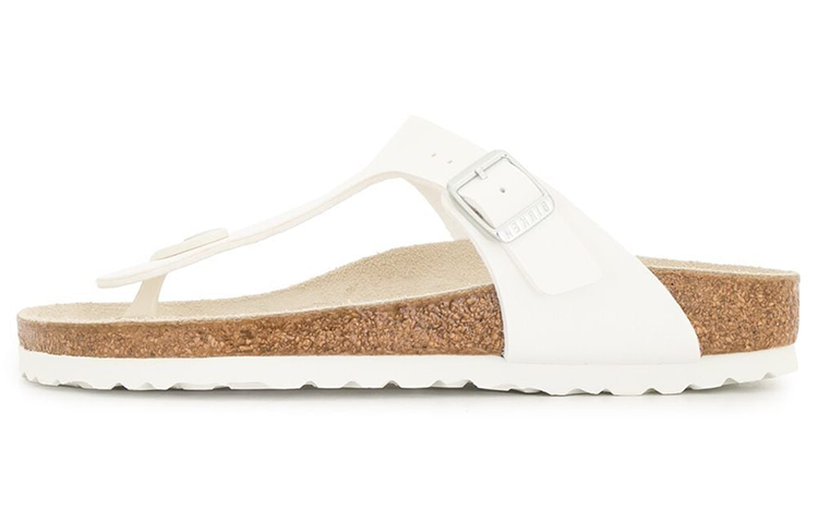 Шлепанцы Birkenstock 0043733 (бело-коричневые)