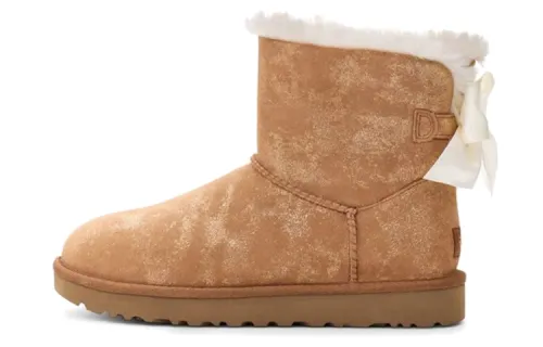 UGG Mini Bailey Bow Glimmer Chestnut Women's