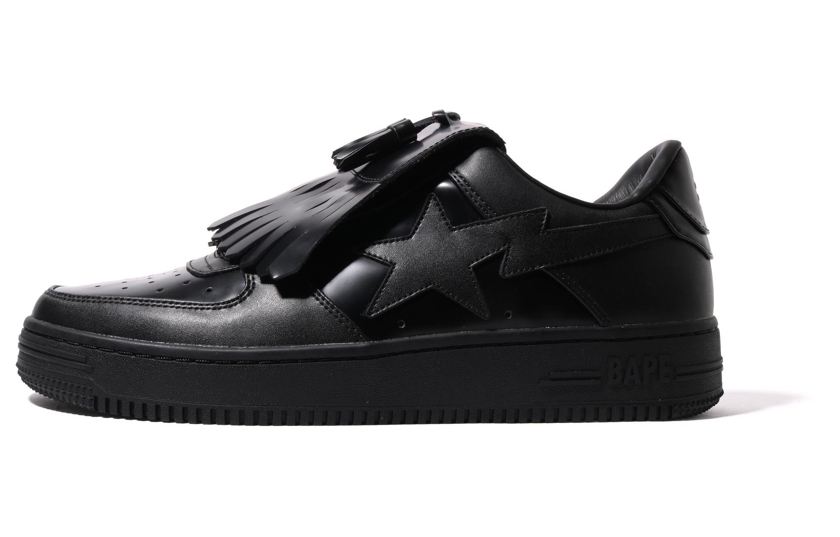 Мужские кеды A BATHING APE A BATHING APE STA (черно-белые)