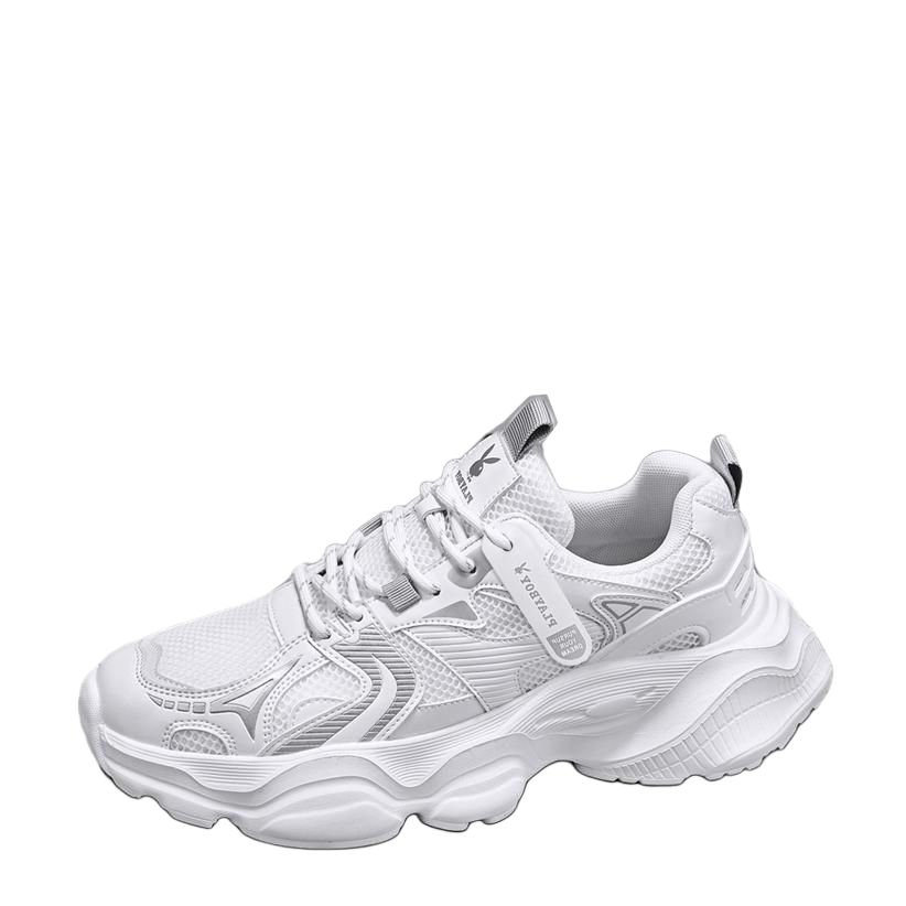 Playboy Подарочная коробка плейбоя стиль популярный Универсальный модные колесо шина толстая Увеличивать высокая винтаж через классический нескользящие Износостойкие, удобная защита ног, туфли для папы с низким вырезом. мужской стиль