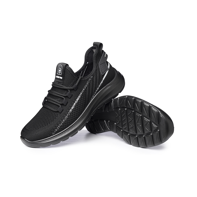 LAORENTOU Walking Shoes Men’s Low Top Black/Gray