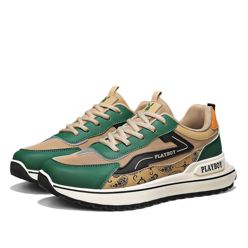 Playboy Плейбой модные Универсальный нескользящие Износостойкий толстая Увеличивать высокая Удобные низкие туфли для папы с защитой ног мужской стиль