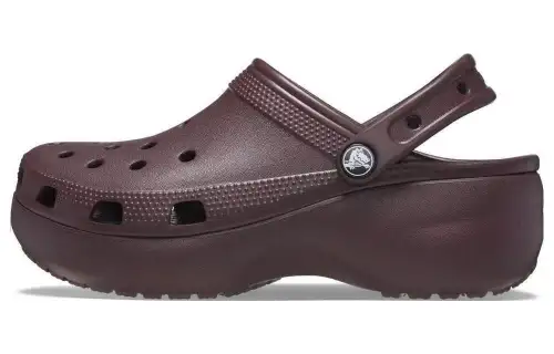 Crocs Classic Platform Clogs 'Dark Cherry' Women's