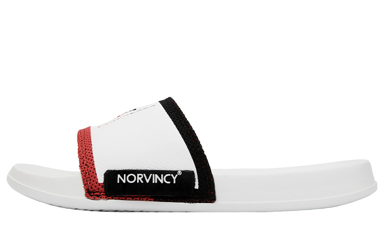 NORVINCY flying woven printed upper, high-end soft-soled bathroom trendy sandals, dual-purpose anti-slip, anti-odor, beach fashion sandals for home and outdoor wear, EVA totem, anti-slip one-line slippers, same style for men and women