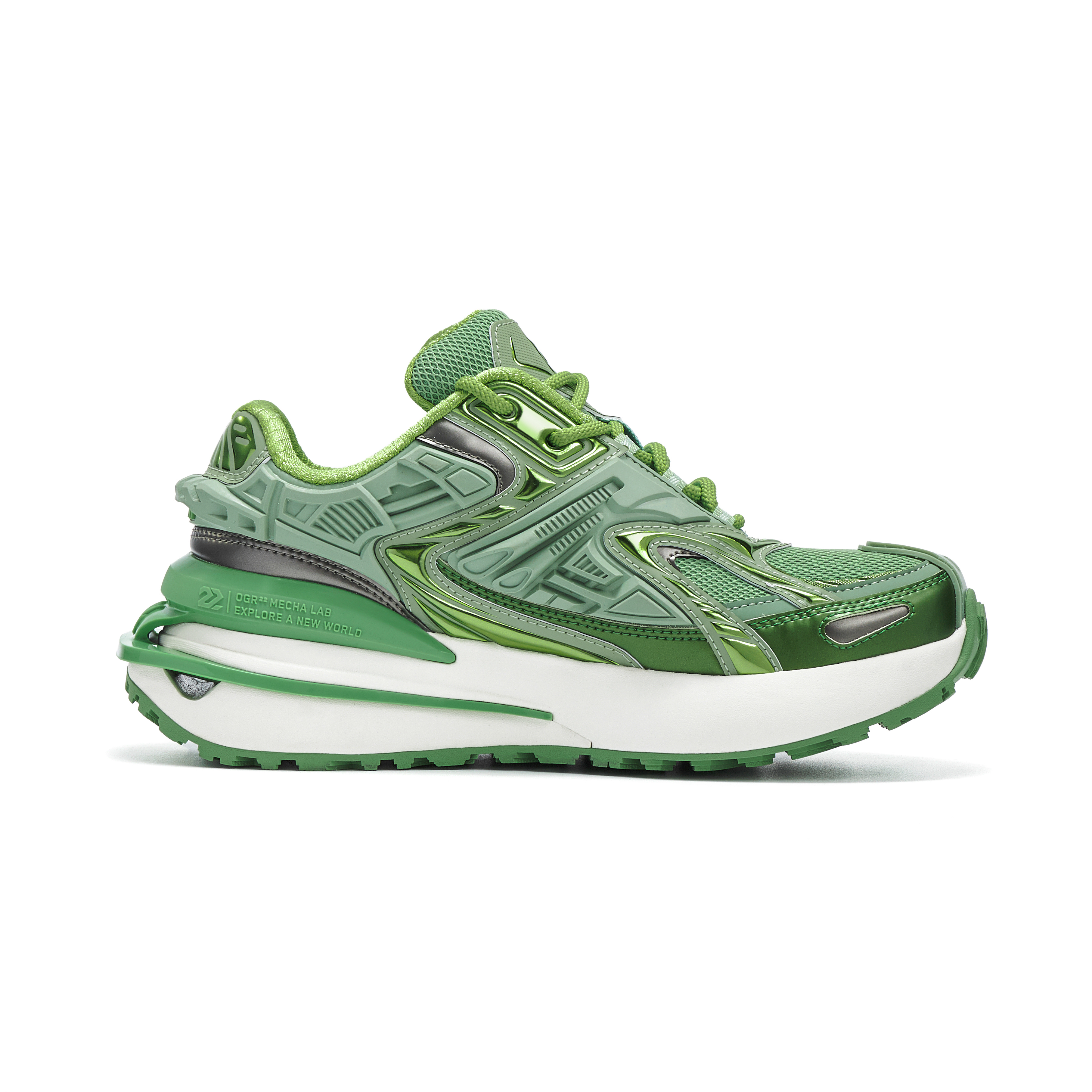 OGR Abrasion Resistant Lightweight Low top Running Shoes Unisex Mint Mambo Color