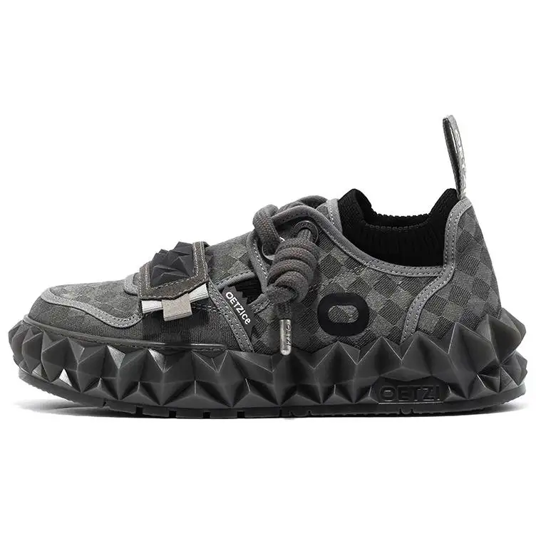 OETZI 11 Fabric Low top Casual Shoes Unisex Dark Gray