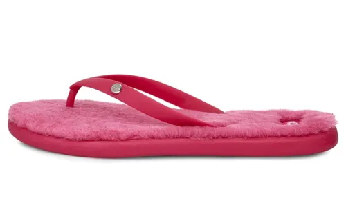 UGG W Fluffie II Stylish Sandal Women's Dark Pink