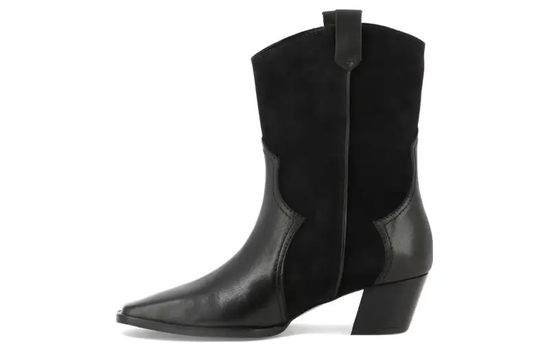 Castañer Denise Square Toe Cowboy Ankle Boots Women's