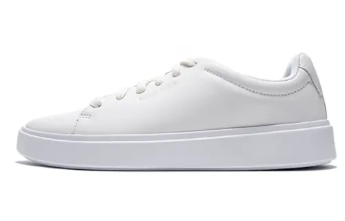 COLE HAAN Top Grain Cow Leather Low top Stylish Skateboarding Shoes Women's White