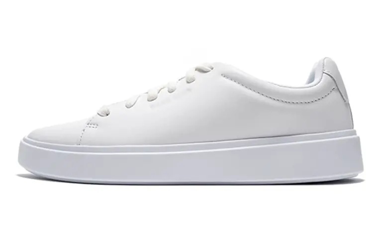 COLE HAAN Top Grain Cow Leather Low top Stylish Skateboarding Shoes Women's White