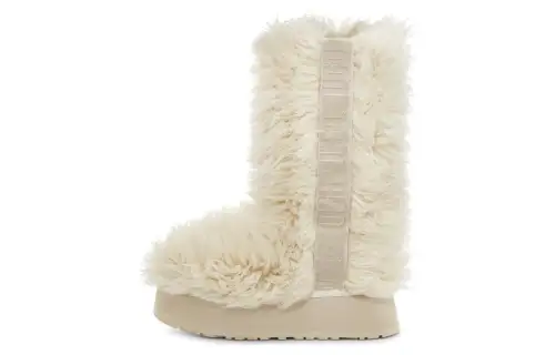 UGG Eco Friendly Recycled Collection Mid Calf Boots Women's White